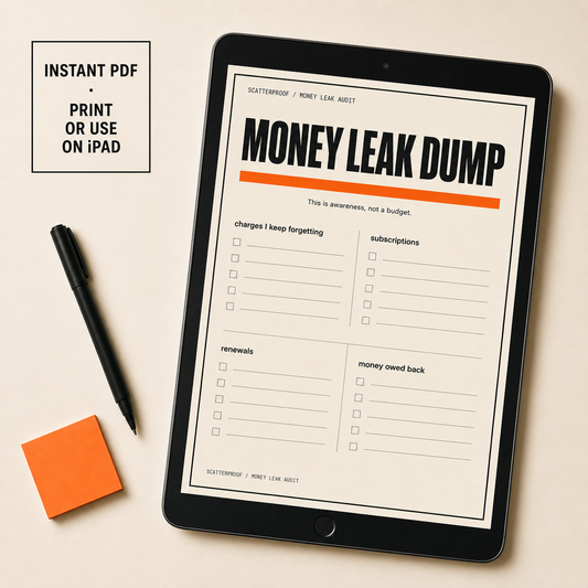 The Money Leak Audit