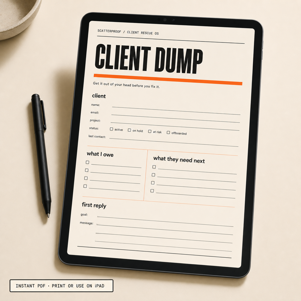 The Client Rescue OS