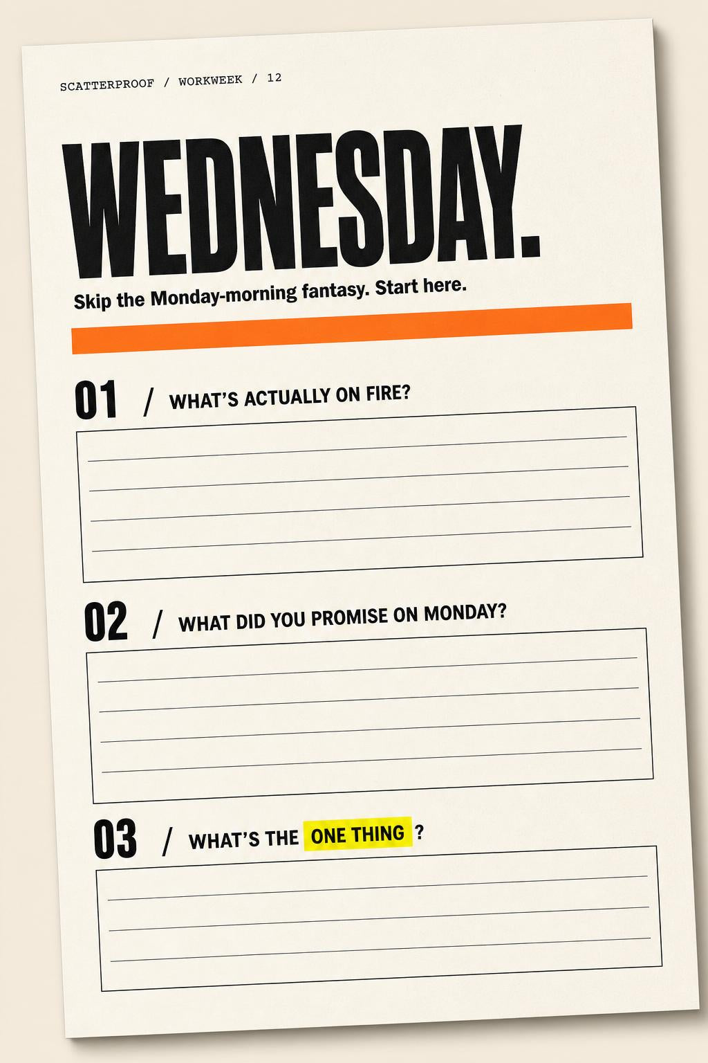Wednesday Reset preview